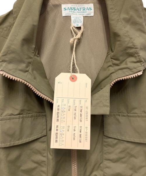 SASSAFRAS（ササフラス）SASSAFRAS (ササフラス) D/C Armor Jacket Light オリーブ サイズ:M 未使用品の古着・服飾アイテム
