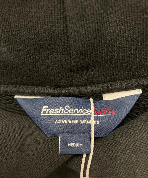 FreshService（フレッシュサービス）FreshService (フレッシュサービス) プルオーバーパーカー ブラック サイズ:M 未使用品の古着・服飾アイテム