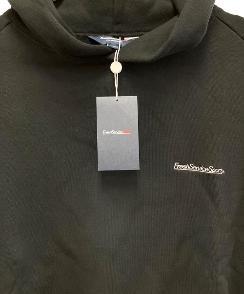 FreshService（フレッシュサービス）FreshService (フレッシュサービス) プルオーバーパーカー ブラック サイズ:M 未使用品の古着・服飾アイテム