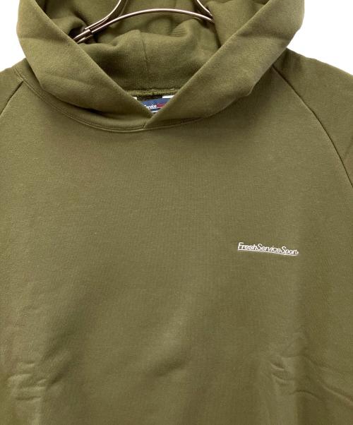 FreshService（フレッシュサービス）FreshService (フレッシュサービス) プルオーバーパーカー グリーン サイズ:M 未使用品の古着・服飾アイテム