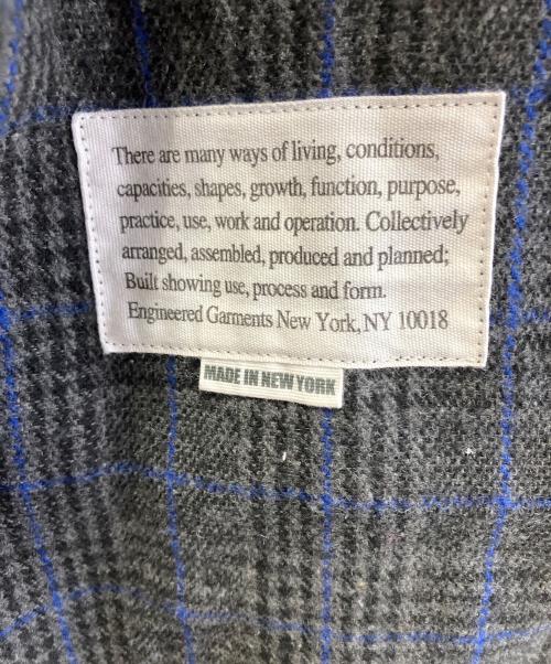 Engineered Garments（エンジニアド ガーメンツ）Engineered Garments (エンジニアド ガーメンツ) EXPLORER SHIRT JACKET – POLY WOOL GLEN PLAID ネイビー×グレー サイズ:S 未使用品の古着・服飾アイテム