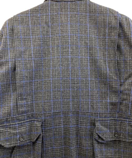 Engineered Garments（エンジニアド ガーメンツ）Engineered Garments (エンジニアド ガーメンツ) EXPLORER SHIRT JACKET – POLY WOOL GLEN PLAID ネイビー×グレー サイズ:S 未使用品の古着・服飾アイテム