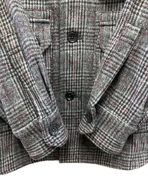 Engineered Garments（エンジニアド ガーメンツ）Engineered Garments (エンジニアド ガーメンツ) EXPLORER SHIRT JACKET – POLY WOOL GLEN PLAID グレー サイズ:S 未使用品の古着・服飾アイテム