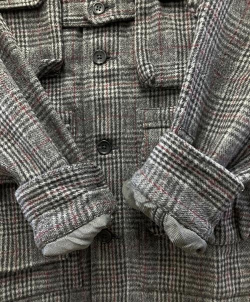 Engineered Garments（エンジニアド ガーメンツ）Engineered Garments (エンジニアド ガーメンツ) EXPLORER SHIRT JACKET – POLY WOOL GLEN PLAID グレー サイズ:S 未使用品の古着・服飾アイテム