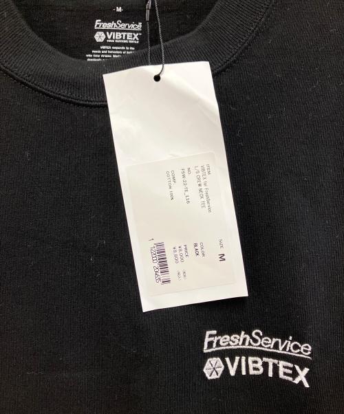 FreshService（フレッシュサービス）FreshService (フレッシュサービス) 長袖カットソー ブラック サイズ:M 未使用品の古着・服飾アイテム