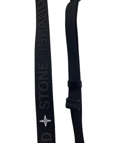 STONE ISLAND（ストーンアイランド）STONE ISLAND (ストーンアイランド) ショルダーポーチ ブラックの古着・服飾アイテム