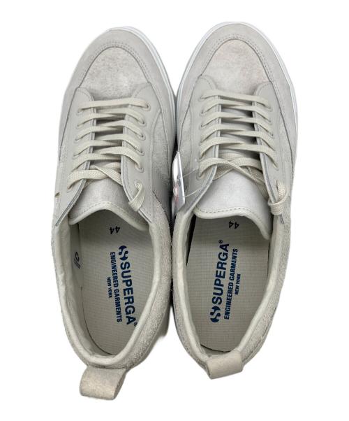 SUPERGA（スペルガ）SUPERGA (スペルガ) Engineered Garments (エンジニアド ガーメンツ) スニーカー ライトグレー サイズ:44 未使用品の古着・服飾アイテム