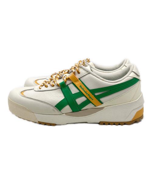 Onitsuka Tiger（オニツカタイガー）Onitsuka Tiger (オニツカタイガー) スニーカー ベージュ×グリーン サイズ:26.5の古着・服飾アイテム