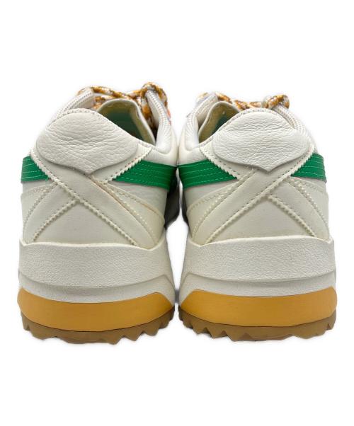 Onitsuka Tiger（オニツカタイガー）Onitsuka Tiger (オニツカタイガー) スニーカー ベージュ×グリーン サイズ:26.5の古着・服飾アイテム