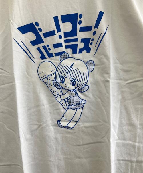 go!go!vanillas（ゴーゴーバニラズ）go!go!vanillas (ゴーゴーバニラズ) PINOKO (ピノコ) 半袖カットソー ホワイト サイズ:L 未使用品の古着・服飾アイテム