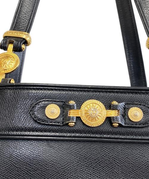GIANNI VERSACE（ジャンニ・ヴェルサーチ）GIANNI VERSACE (ジャンニ・ヴェルサーチ) ハンドバッグ ブラックの古着・服飾アイテム
