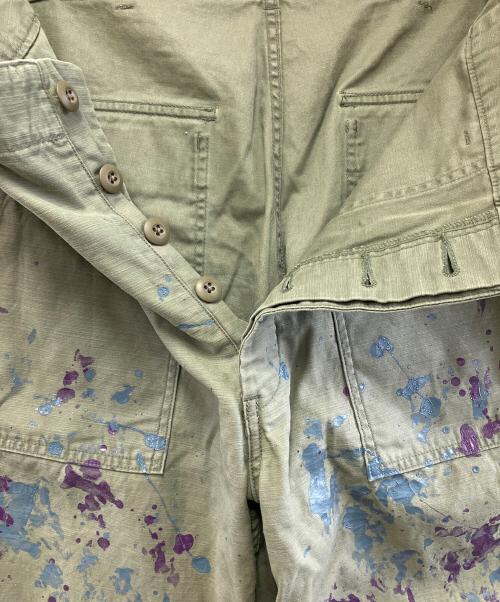 Needles（ニードルズ）Needles (ニードルズ) ペイントファティーグパンツ カーキ サイズ:不明の古着・服飾アイテム