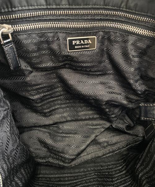 PRADA（プラダ）PRADA (プラダ) ナイロントートバッグ ブラックの古着・服飾アイテム
