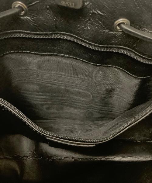 GUCCI（グッチ）GUCCI (グッチ) ハンドバッグ ブラックの古着・服飾アイテム