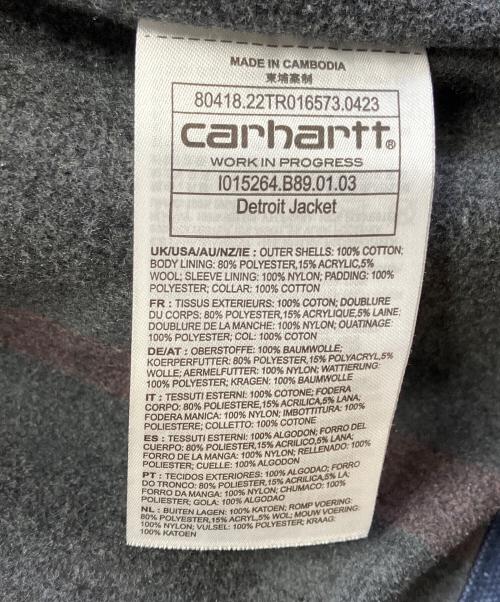 Carhartt WIP（カーハート ワーク イン プログレス）Carhartt WIP (カーハート ワーク イン プログレス) デトロイトジャケット ネイビー サイズ:Mの古着・服飾アイテム