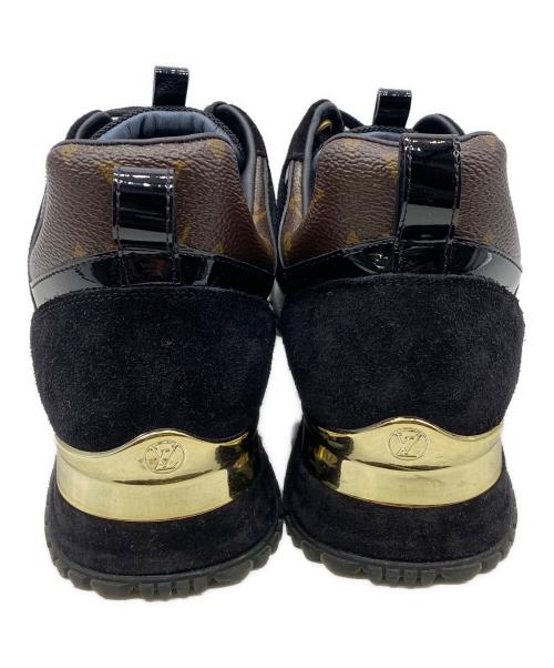 LOUIS VUITTON（ルイ ヴィトン）LOUIS VUITTON (ルイ ヴィトン) ローカットスニーカー ブラック×ブラウン サイズ:36 1/2の古着・服飾アイテム