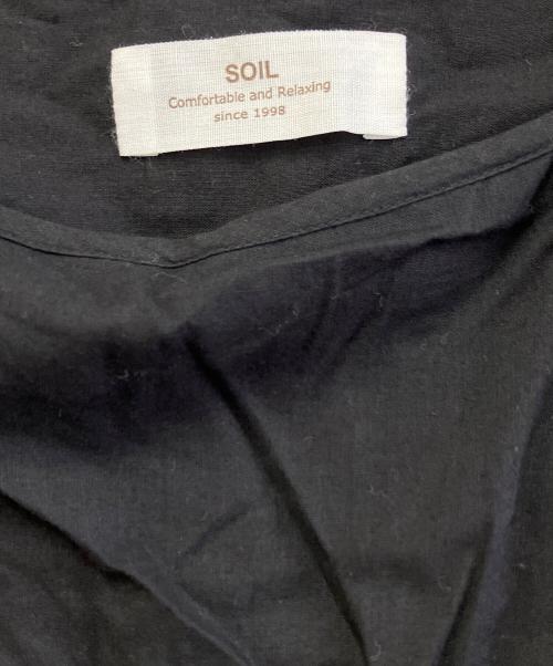 SOIL（ソイル）SOIL (ソイル) 長袖ワンピース ブラック サイズ:2の古着・服飾アイテム