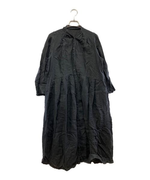 nest Robe（ネストローブ）nest Robe (ネストローブ) 長袖ワンピース ブラック サイズ:Fの古着・服飾アイテム