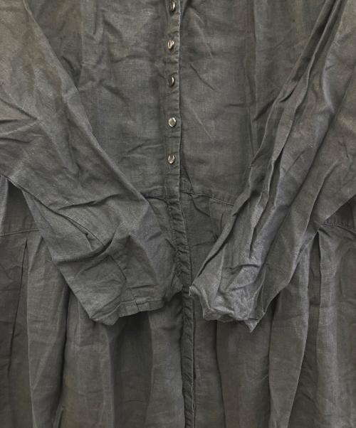nest Robe（ネストローブ）nest Robe (ネストローブ) 長袖ワンピース ブラック サイズ:Fの古着・服飾アイテム
