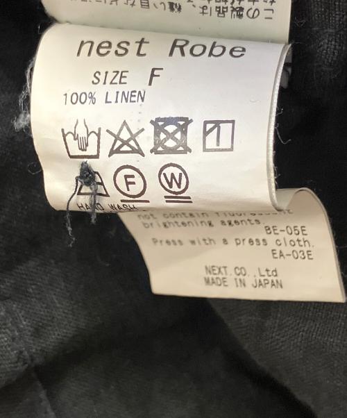 nest Robe（ネストローブ）nest Robe (ネストローブ) 長袖ワンピース ブラック サイズ:Fの古着・服飾アイテム
