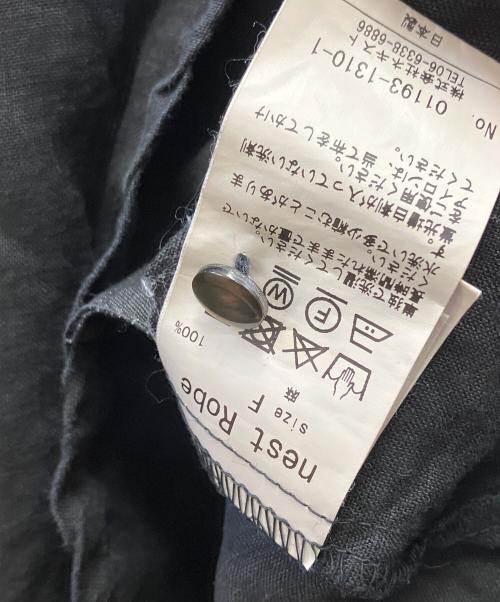 nest Robe（ネストローブ）nest Robe (ネストローブ) 長袖ワンピース ブラック サイズ:Fの古着・服飾アイテム
