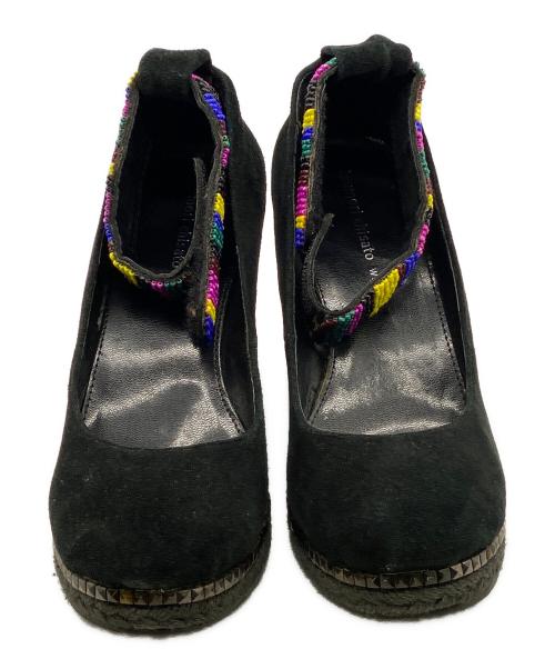 tsumori chisato（ツモリチサト）tsumori chisato (ツモリチサト) サンダル ブラック サイズ:23 1/2の古着・服飾アイテム