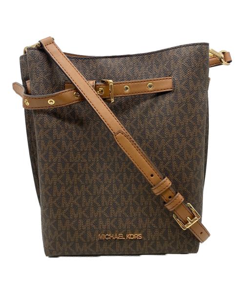 MICHAEL KORS（マイケルコース）MICHAEL KORS (マイケルコース) ハンドバッグ ブラウンの古着・服飾アイテム