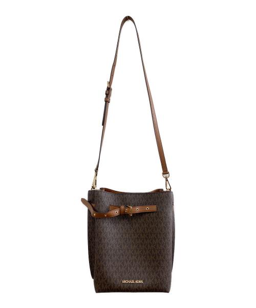 MICHAEL KORS（マイケルコース）MICHAEL KORS (マイケルコース) ハンドバッグ ブラウンの古着・服飾アイテム