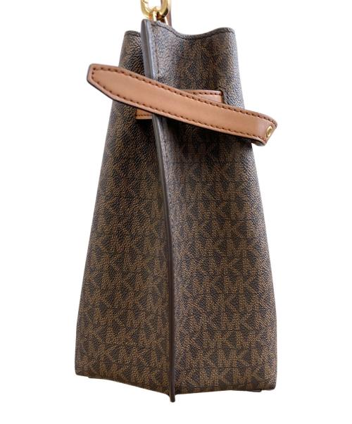 MICHAEL KORS（マイケルコース）MICHAEL KORS (マイケルコース) ハンドバッグ ブラウンの古着・服飾アイテム