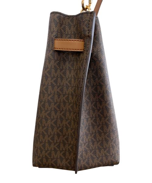 MICHAEL KORS（マイケルコース）MICHAEL KORS (マイケルコース) ハンドバッグ ブラウンの古着・服飾アイテム