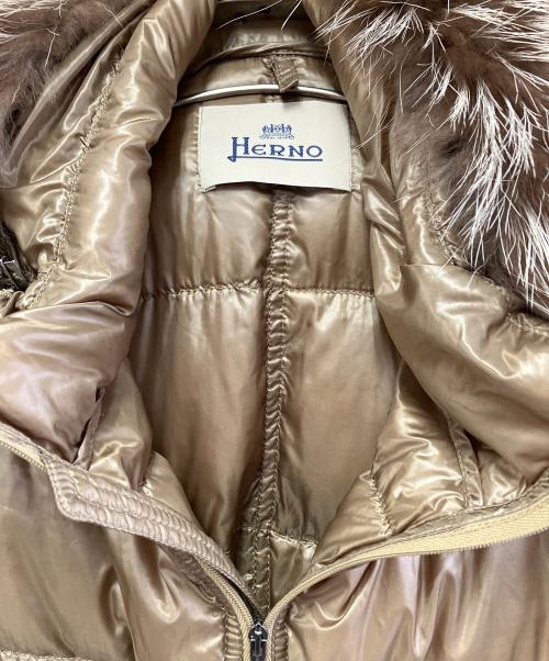 HERNO（ヘルノ）HERNO (ヘルノ) 中綿ジャケット ブラウン サイズ:44の古着・服飾アイテム