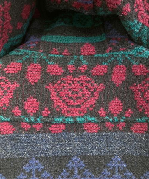 WOOLRICH（ウールリッチ）WOOLRICH (ウールリッチ) ブランケットコート ネイビー サイズ:Lの古着・服飾アイテム