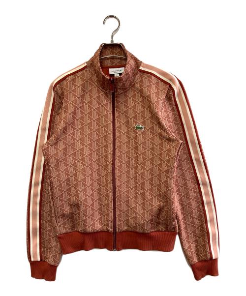 LACOSTE（ラコステ）LACOSTE (ラコステ) モノグラムジャカードトラックジャケット ブラウン サイズ:US S/FR 3の古着・服飾アイテム