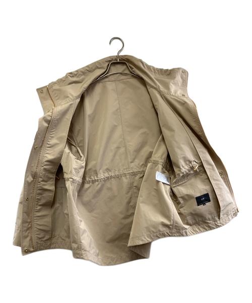 23区（ニジュウサンク）23区 (ニジュウサンク) スタンドカラージャケット ベージュ サイズ:38の古着・服飾アイテム