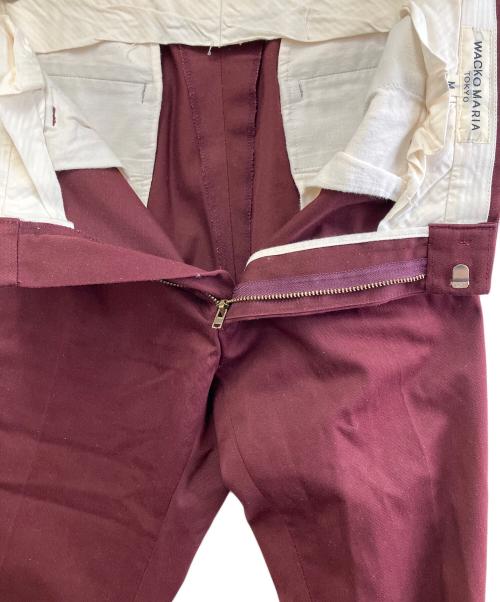 WACKO MARIA（ワコマリア）WACKO MARIA (ワコマリア) トラウザーパンツ ボルドー サイズ:Mの古着・服飾アイテム