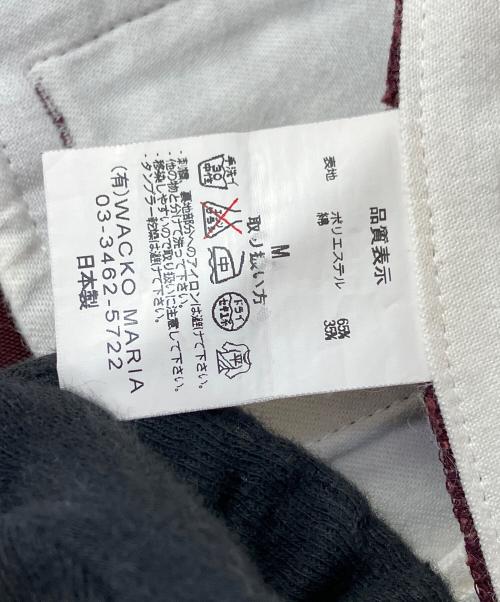 WACKO MARIA（ワコマリア）WACKO MARIA (ワコマリア) トラウザーパンツ ボルドー サイズ:Mの古着・服飾アイテム
