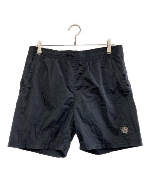 STONE ISLAND（ストーンアイランド）STONE ISLAND (ストーンアイランド) ショートパンツ ブラック サイズ:Mの古着・服飾アイテム