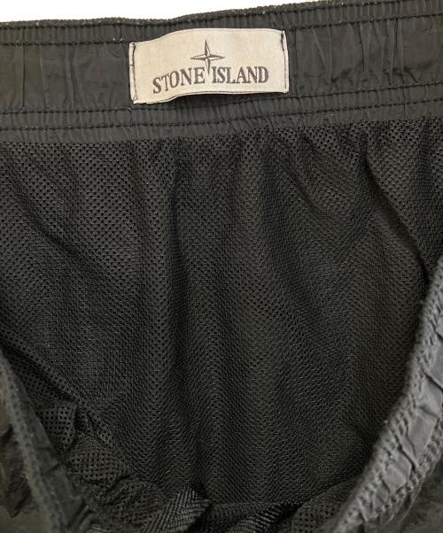 STONE ISLAND（ストーンアイランド）STONE ISLAND (ストーンアイランド) ショートパンツ ブラック サイズ:Mの古着・服飾アイテム
