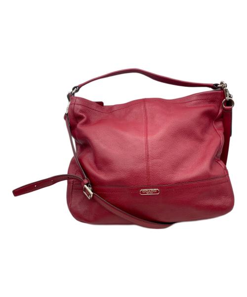COACH（コーチ）COACH (コーチ) ショルダートートバッグ レッドの古着・服飾アイテム