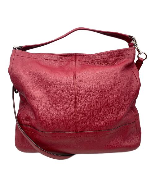 COACH（コーチ）COACH (コーチ) ショルダートートバッグ レッドの古着・服飾アイテム
