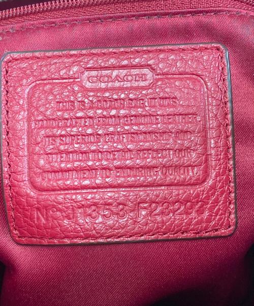 COACH（コーチ）COACH (コーチ) ショルダートートバッグ レッドの古着・服飾アイテム