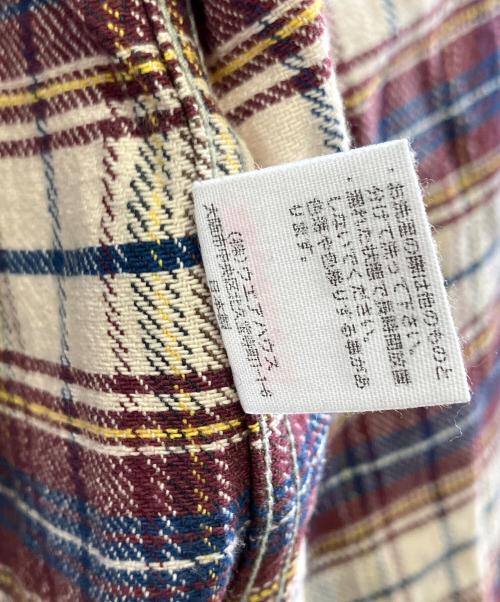 WAREHOUSE（ウエアハウス）WAREHOUSE (ウエアハウス) 長袖シャツ ブラウン×ブルー サイズ:Lの古着・服飾アイテム