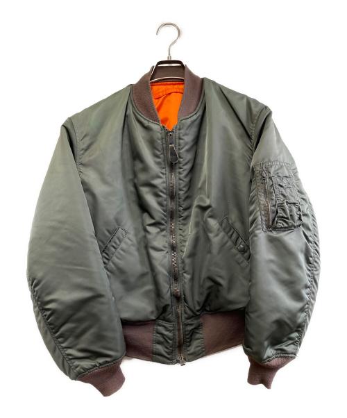 ALPHA INDUSTRIES（アルファインダストリーズ）ALPHA INDUSTRIES (アルファインダストリーズ) MA-1ジャケット カーキ サイズ:Mの古着・服飾アイテム
