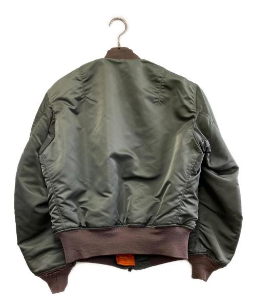 ALPHA INDUSTRIES（アルファインダストリーズ）ALPHA INDUSTRIES (アルファインダストリーズ) MA-1ジャケット カーキ サイズ:Mの古着・服飾アイテム