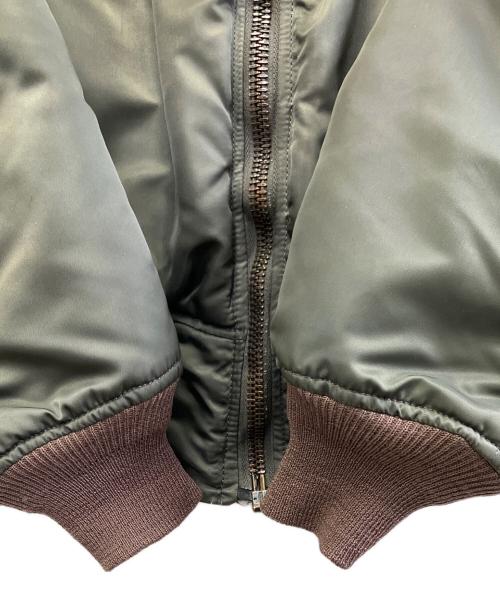 ALPHA INDUSTRIES（アルファインダストリーズ）ALPHA INDUSTRIES (アルファインダストリーズ) MA-1ジャケット カーキ サイズ:Mの古着・服飾アイテム