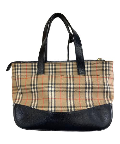 Burberry's（バーバリーズ）Burberry's (バーバリーズ) ハンドバッグ ブラウンの古着・服飾アイテム