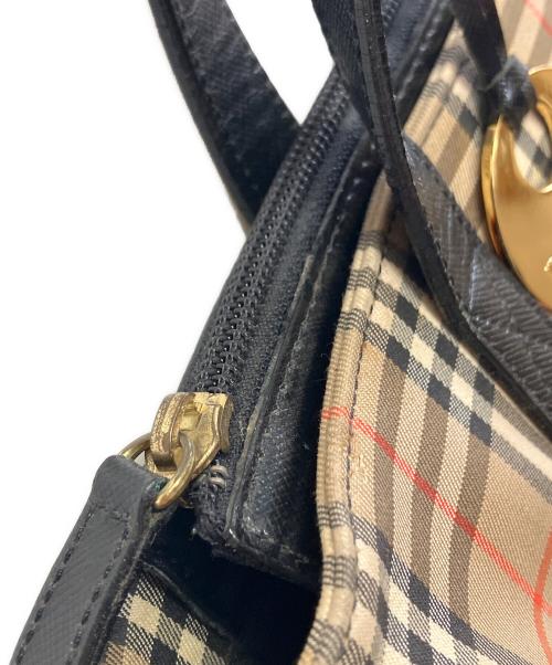 Burberry's（バーバリーズ）Burberry's (バーバリーズ) ハンドバッグ ブラウンの古着・服飾アイテム