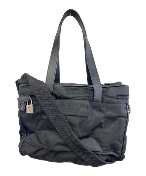PRADA（プラダ）PRADA (プラダ) 2WAYバッグ ブラックの古着・服飾アイテム