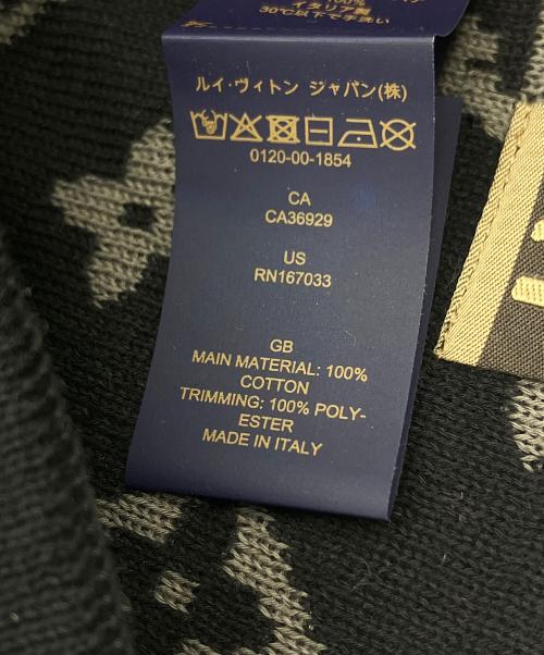 LOUIS VUITTON（ルイ ヴィトン）LOUIS VUITTON (ルイ ヴィトン) ビーニー LV フィット ブラックの古着・服飾アイテム