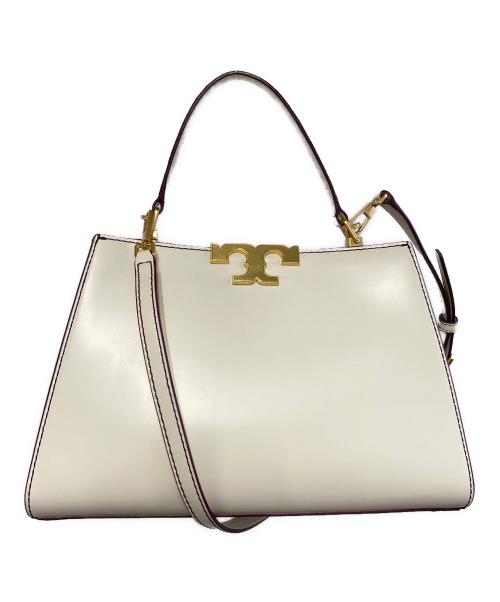 TORY BURCH（トリーバーチ）TORY BURCH (トリーバーチ) ハンドバッグ ホワイトの古着・服飾アイテム